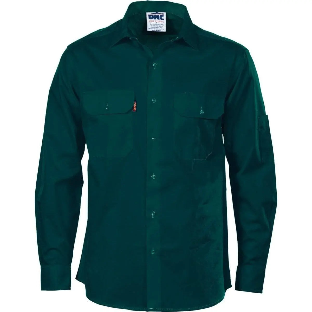 Dnc Workwear Cool-breeze Cotton Long Sleeve Work Shirt - 3208 Metro Workwear.